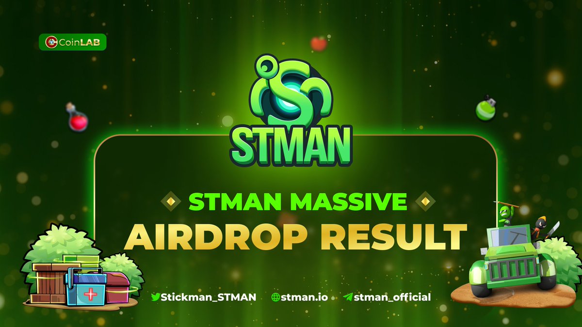 zutachan115's tweet photo. 💥The #STMAN Massive Airdrop was distributed on March 20th, 2022, with a 25% linear vesting in 4 months.
💥You can see the list of winners here: https://t.co/o2pGU1izQv
#CoinLAB #CoinLAB_GG https://t.co/SVJgeEGUvo