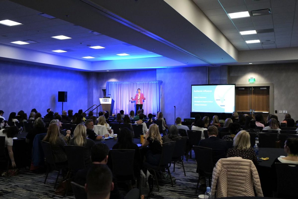 Vivian Hairston Blade, MBA, MBB, PMP is at #SHRMTalent sharing her 5 principles to SCALE your #influence:

S - Social Capital
C - Courage
A - Authenticity
L - Leaning in with passion
E - Engaging a Diverse &amp; Inclusive Workplace Community