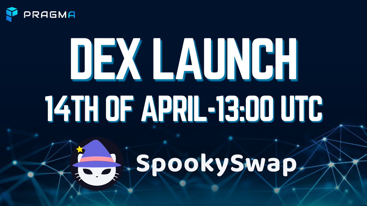 pragma_money's tweet image. Pragma will be listed on SpookySwap 14th of April 13:00 UTC! 🚀

Do NOT miss this launch! You might end up FOMOing in later when we reveal rest of the story of Pragma to you all. More here: discord.gg/pragma-money

Follow our Twitter and retweet this post to win 5000 $PRAGMA! 🚀