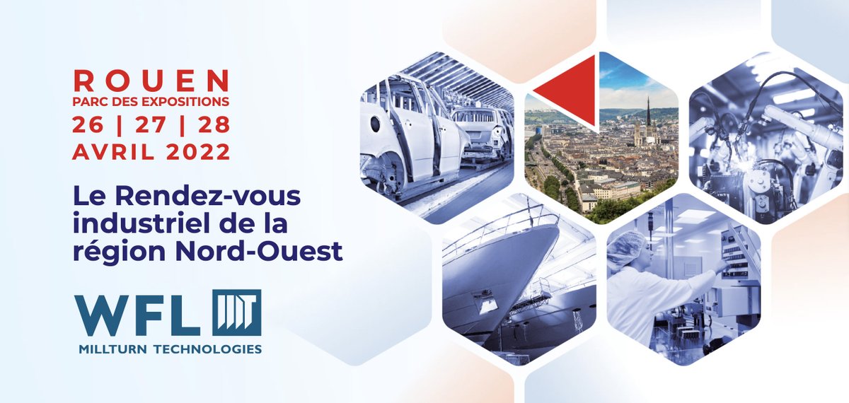 wfl_france's tweet photo. Retrouvez nous lors du @sepemindustries de Rouen du 26 au 28 avril. Nous sommes heureux de vous y présenter nos tours-fraiseurs multifonctions.
https://t.co/vLzfiI1JbF
#usinage #tourfraiseur #WFLfrance #SEPEM #sepemrouen https://t.co/UWnq28k7ad