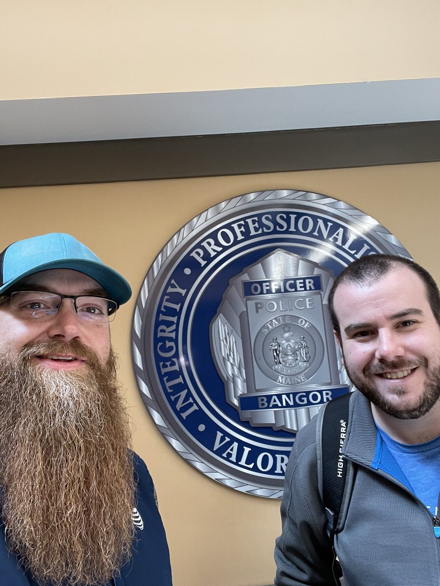 DoodyJesse's tweet photo. The Mobile Team is back at the Bangor PD helping people switch to @FirstNet.  Got more leads to go back on Wednesday.  Got some good feedback about how much better our service is over the competition!! @CurtChaput09 @JessRacine8 @keroninc @LillardDerick @FirstNetAlyssa https://t.co/piswKqb2bd