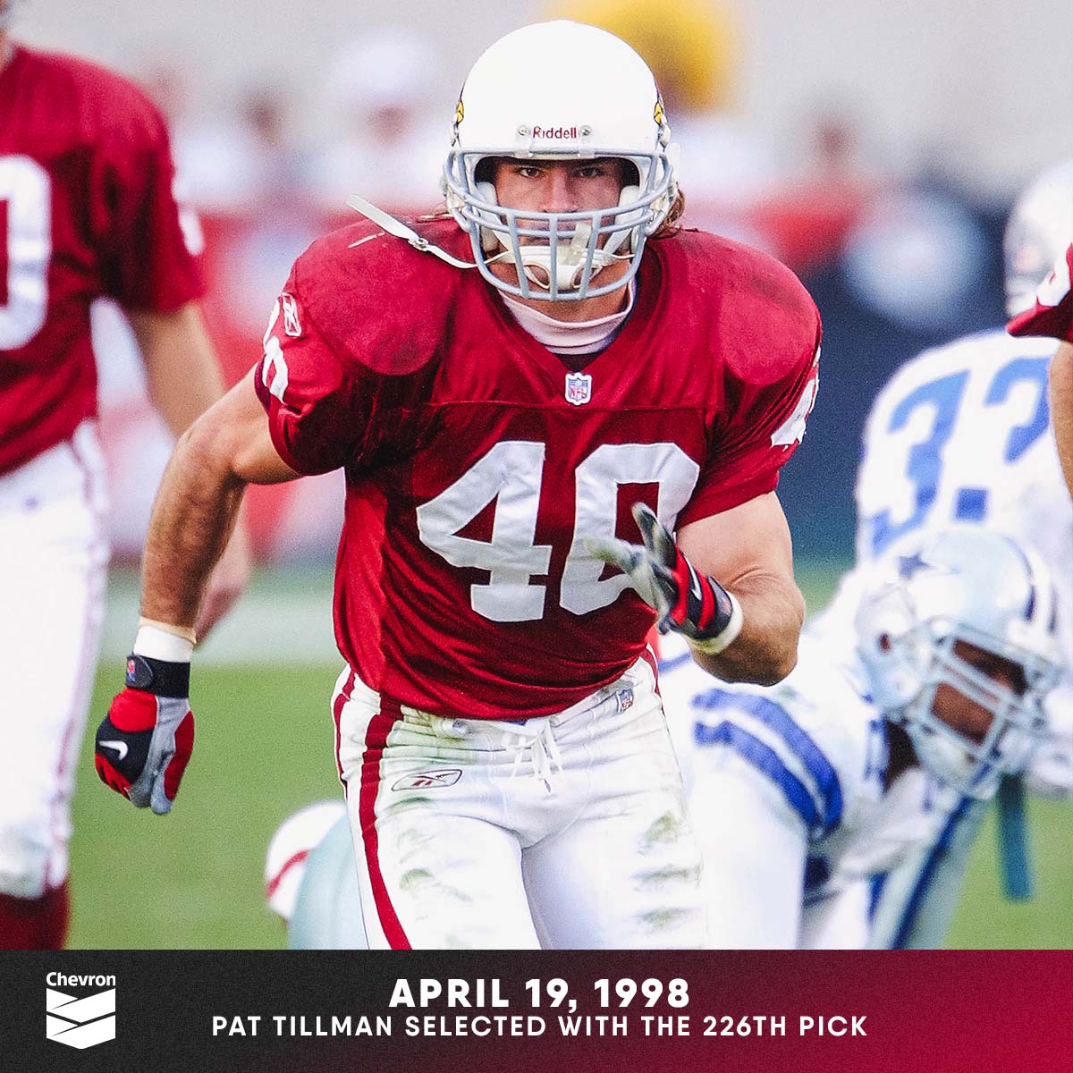 Framed Pat Tillman Arizona Cardinals Football 12x15 Photo