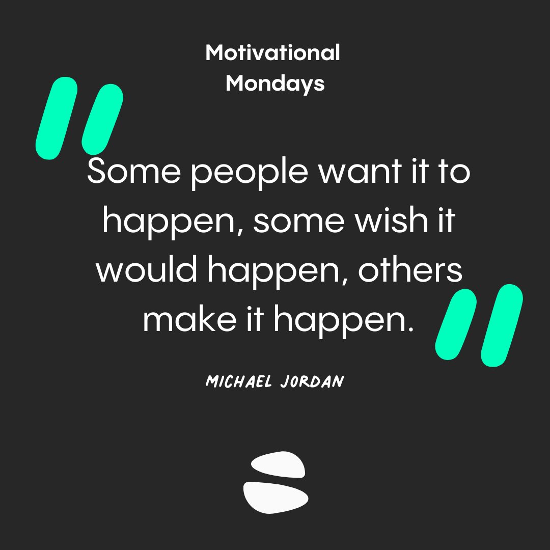 Looking for some motivation to kickstart your day?? Look no further... Streampoint is here to kick your butt with some encouraging words. Go out and go get it today!!! Make your dreams a reality! 

#streampoint2022 #motivationMondays #eventprofs #makeithappen