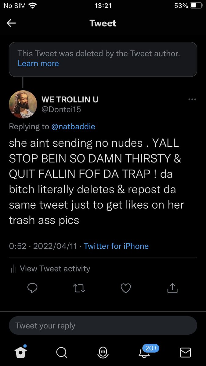 Dontei15's tweet photo. @natbaddie funny how i say this &amp; she does the exact shit i been tryna tell yall . https://t.co/kfkObnIvQo