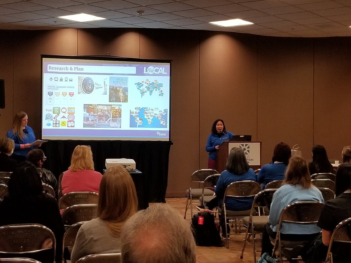 jcmorikawa's tweet photo. .@swetalk #WELocal #Buffalo had so many great sessions including this 1 with @jennsquared on being safe while traveling and utilizing design development process when designing ur personal travel! https://t.co/3r54iKdLL3