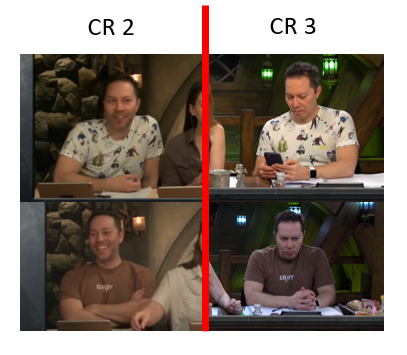 LeyaBell's tweet photo. It did take me 19 episodes, but the shirt-change and the GRAVY did it... @samriegel , what a legend 😂
#CriticalRoleSpoilers 
#CriticalRoleCampaign3 https://t.co/FnQu5wD0Ah