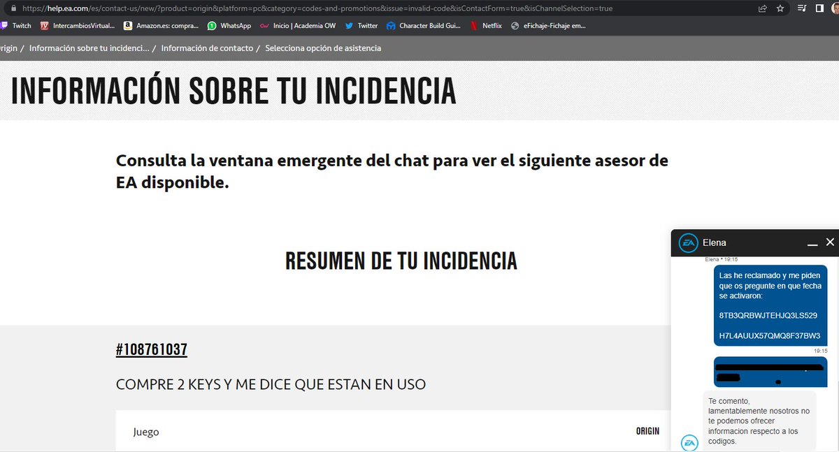 CrxpiS's tweet photo. @eneba_es Contacto con @OriginInsider @EA_Espana y les traslado lo que me pedís. Aquí su respuesta:

¿Ahora qué? https://t.co/iTFTPq9dgI