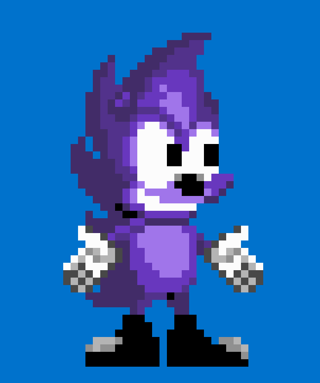 a sonic sprite (lol) by Spoopelia on Newgrounds