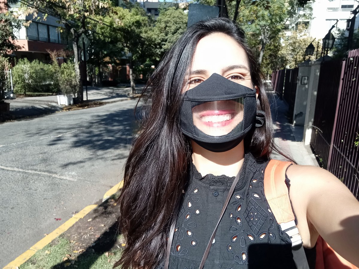 MaevaMichon's tweet photo. Big smile for the premiering of my #expressionmask, for a more inclusive communication
Thanks @evelyn_cordero for the tip and @cientificaMujer @Arrebol_FE for the help emphasizing the importance of visual speech cues
https://t.co/eMwPgckXaj
https://t.co/t8CubtIqLb https://t.co/2LpVQ9m5vv