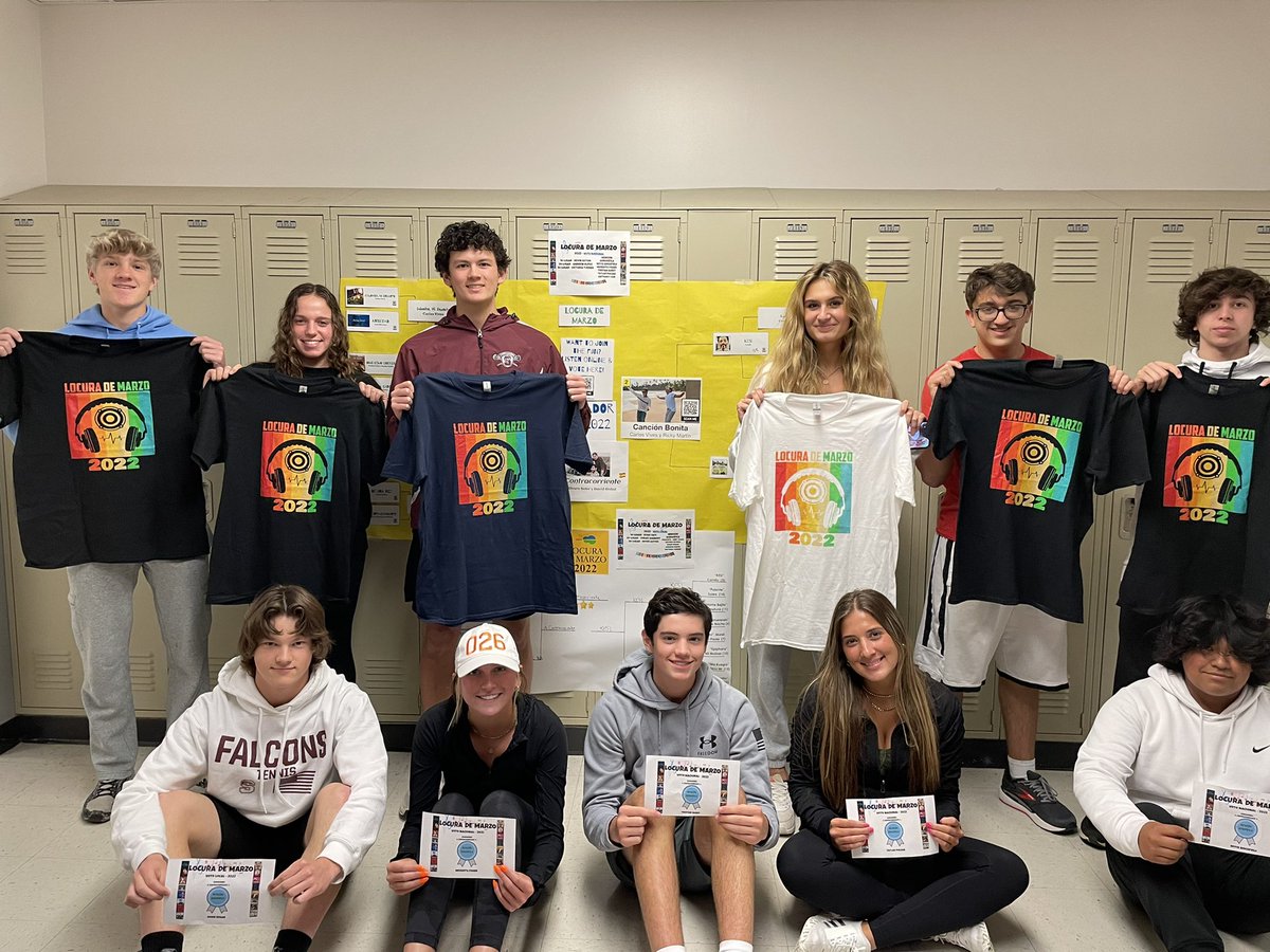 Kim Lackey (@lackeykimberly) on Twitter photo ¡Felicidades! Congrats to the winners of this year’s Locura de marzo March madness song bracket & ¡Gracias! Summit PSO for the support!
Local Bracket 1st Ryan T, 2nd Zoran S, 3rd Devin A, runner-up Abby U International Bracket 1st Devin A, 2nd Andrew R, 3rd Tori T <a href="/RSHSPrincipal/">Dr. Emily McCown</a> ¡Felicidades! Congrats to the winners of this year’s Locura de marzo March madness song bracket & ¡Gracias! Summit PSO for the support!
Local Bracket 1st Ryan T, 2nd Zoran S, 3rd Devin A, runner-up Abby U International Bracket 1st Devin A, 2nd Andrew R, 3rd Tori T <a href="/RSHSPrincipal/">Dr. Emily McCown</a>