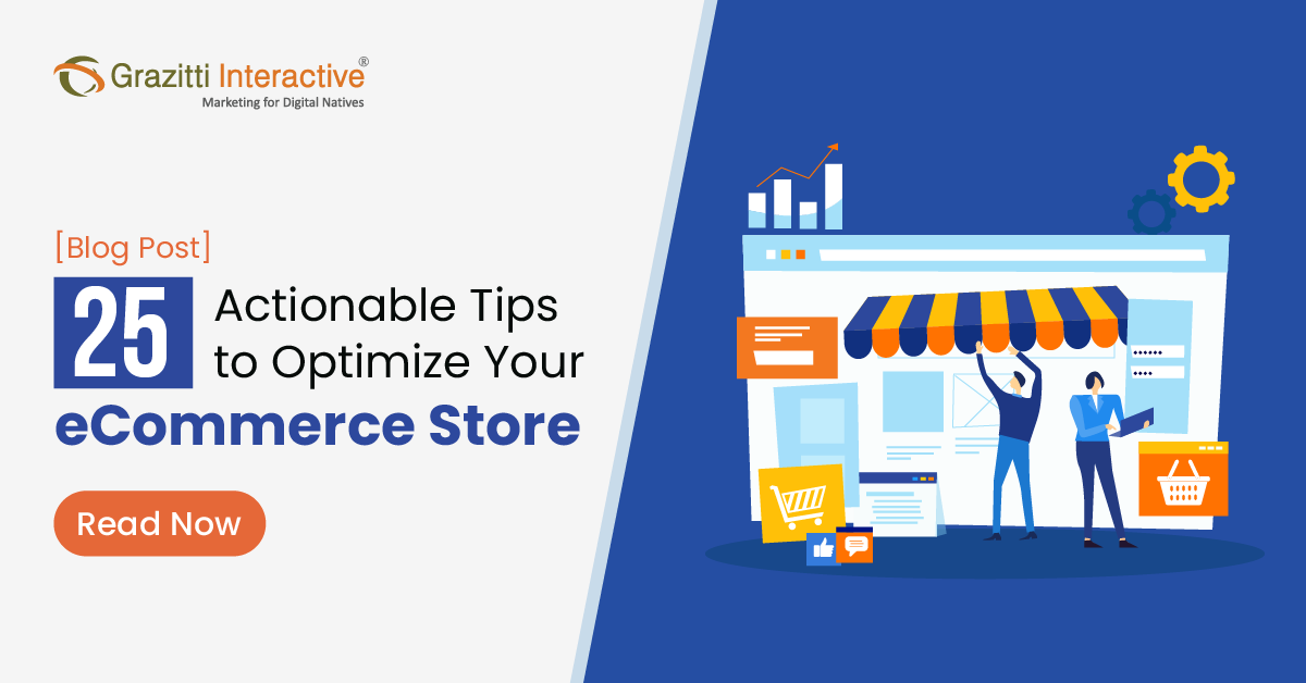 Grazitti's tweet image. Check out this quick read of 25 actionable tips to optimize your eCommerce store for higher conversions and potential sales.

👉 rb.gy/lx95n8 👈

#eCommercestoreoptimization #eCommercetips #Grazitti