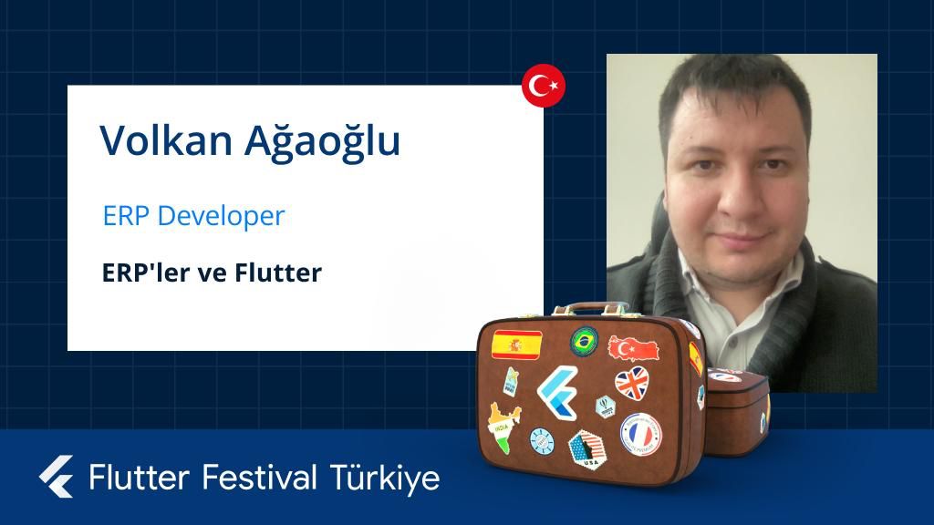 Bir diğer konuşmacımız ise ERP Developer olan <a href="/cerber_666/">Volkan AĞAOĞLU</a>! 💙
'ERP’ler ve Flutter' konuşmasını dinlemek için 16-17 Nisan tarihlerinde gerçekleşecek #FlutterFestivalTurkiye’ye bekleniyorsunuz! 🙌

🔗 festival.flutterturkiye.org

#Flutter #FlutterFestival