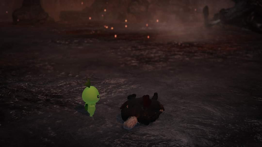Feixilyth's tweet photo. My pet is lovely! They still waiting me while I died 💀 #NationalPetDay #LostArk https://t.co/XkEIz3zvTS