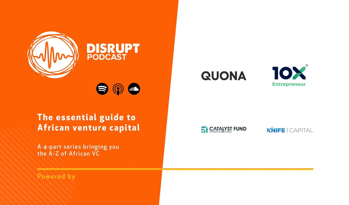 Such an interesting #Podcast Series by <a href="/DisruptAfrica/">Disrupt Africa</a> with views from different Investors in the #African VC Space to gain a better understanding of what #venturecapital in Africa actually is, how it works, and what its dynamics are. Have a listen: soundcloud.com/disruptafricap…