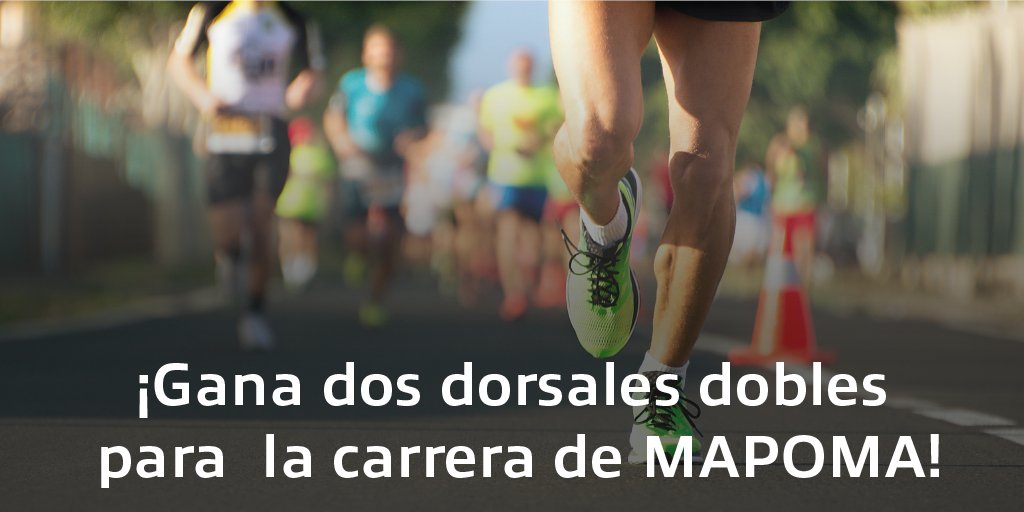 Sorteamos 2 dorsales dobles entre nuestros seguidores para la carrera de <a href="/AD_MAPOMA/">MAPOMA</a>, Zurich Rock´n´Roll Running Series Madrid el 24 de abril.
Da like a este post, menciona al amigo con el que correrás y síguenos en RRSS.
Anunciaremos el ganador el próximo 13 de abril a las 12h.
