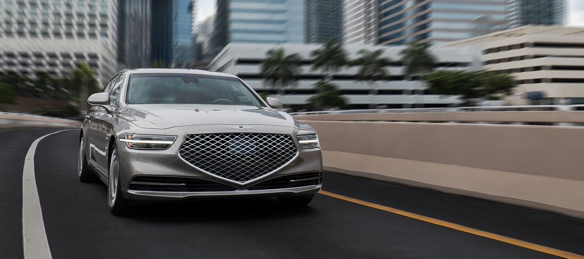 Tackle the road ahead in the #Genesis #G90 whatever the conditions! With available all-wheel drive, the Genesis G90 senses speed and road conditions, then automatically provides optimum grip and stability.  Come by and find out what it has to offer.

https://t.co/0AD2PaPCh1 https://t.co/q2f9cu4H7i