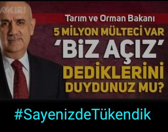 İnsan şunu demeye utanır.!
#SayenizdeTükendik