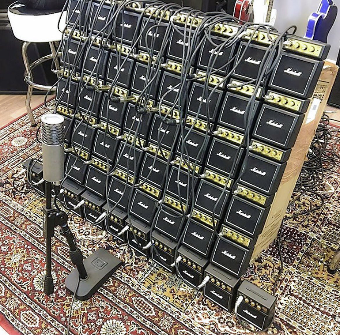 CriteriaMiami's tweet photo. In the old days, a wall of Marshall Amps had different kinda feel…
.
.
.
#marshallamps #guitar #amp #metal #rock #guitarist #marshallstack #guitargear @marshallamps_uk  Rp @avid.protools https://t.co/FmuDQ8kRPc