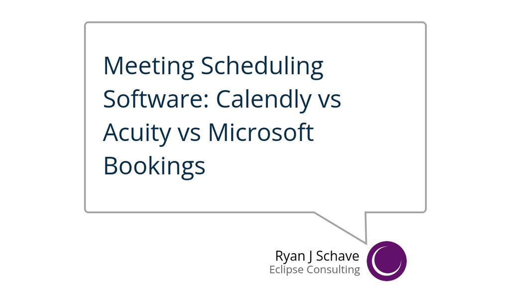 ECITechnology's tweet image. There is some etiquette involved in appointment booking.

Read more 👉 lttr.ai/vXh5

#AcuityScheduling #Calendly #MicrosoftBookings