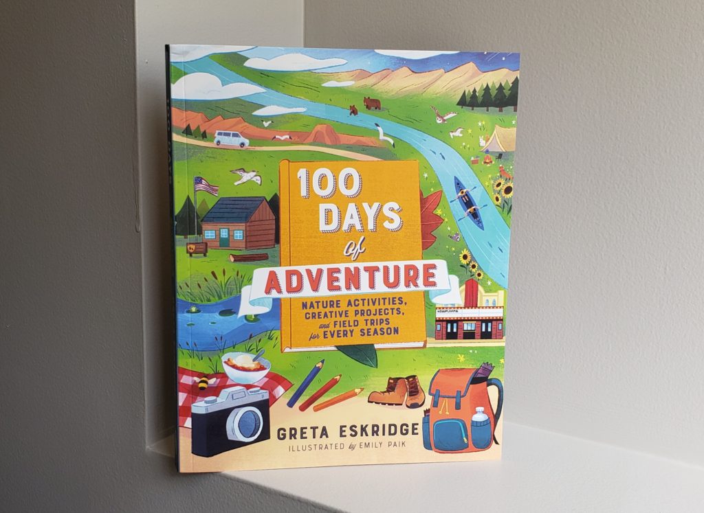 Is your family looking for ways to unplug and create memories? Let the 100 Days of Adventure Book be your guide! (ad) craftthroughthebible.com/summer-camp-at…  #100daysofadventure #gretaeskridge #homeschool #getoutdoors