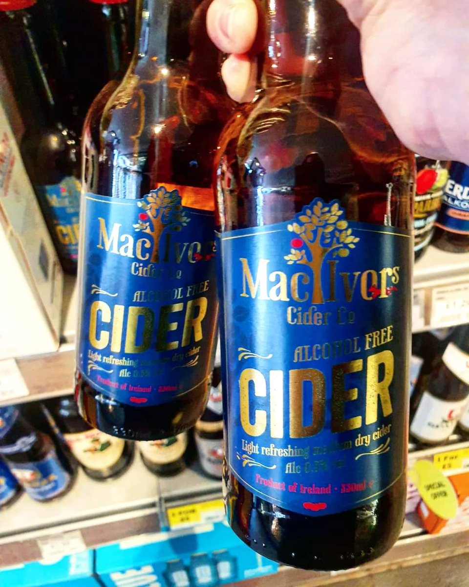MacIvorsCider's tweet photo. Easing our way into the week๐ฅ๐๐ป #AlcoholFree #Cider #AFCider https://t.co/N7csB7TO4w