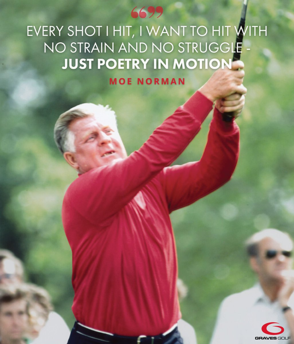 GravesGolf's tweet image. There's no strain or struggle when you swing like Moe. 
#MOEtivation #SinglePlane