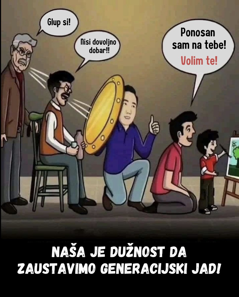 Generacije roditelja prije nas često su imale drugačije metode odgoja.

Batine.

Kazne.

Deranje…

Naša je dužnost ovim barbarskim “metodama odgoja” stati na kraj.

Evo kako se nositi s članovima obitelji koji misle drugačije kada je odgoj u pitanju: bit.ly/3xhMxuB