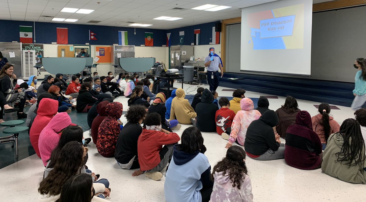 DogwoodFairfax's tweet photo. We are so excited for our 1st PYP Exhibition!!! #pypx What a way to kick off our first day back to school with a pep rally. Let the excitement, exploration, and empowerment continue!!! @FCPSRegion1 @ibpyp https://t.co/7t6J1yAem2