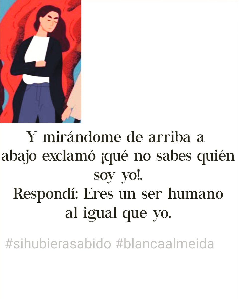 blancalmeida's tweet photo. Ideas de superioridad e inferioridad sostenidas por un contexto social. https://t.co/0SYCIUaSlr