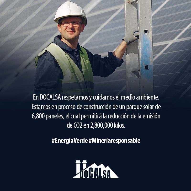 DocalsaRD's tweet photo. #EnergíaVerde
En DOCALSA respetamos y cuidamos el medio ambiente. Estamos en proceso de construcción de un parque solar de 6,800 paneles, el cual permitirá la reducción de la emisión de CO2 en 2,800,000 kilos. https://t.co/Rbh7ebAss8