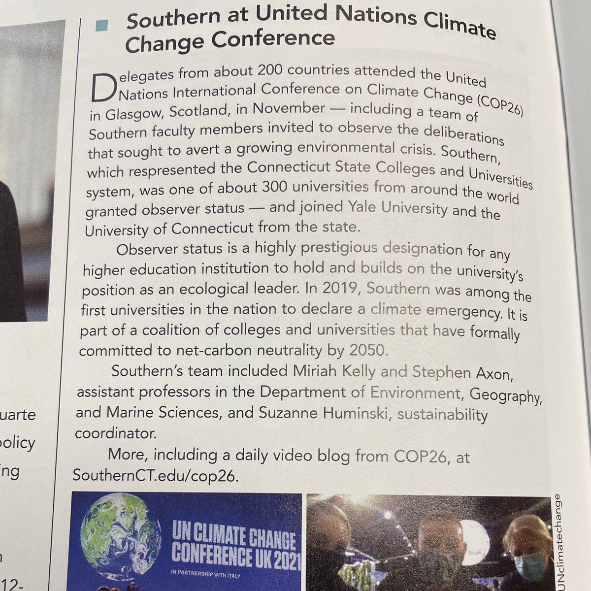 …When your #work (that is currently seeking #funding) gets a spotlight in the university #alumni magazine! Thanks for sharing <a href="/SCSU/">Southern Connecticut State University 🦉</a>! Hoping #alumni see this and want to #support us this year for <a href="/COP27Africa/">COP27 Africa - Egypt</a> #impactfunding #studentexperiences <a href="/CouragePhD/">Academic Encouragement</a>