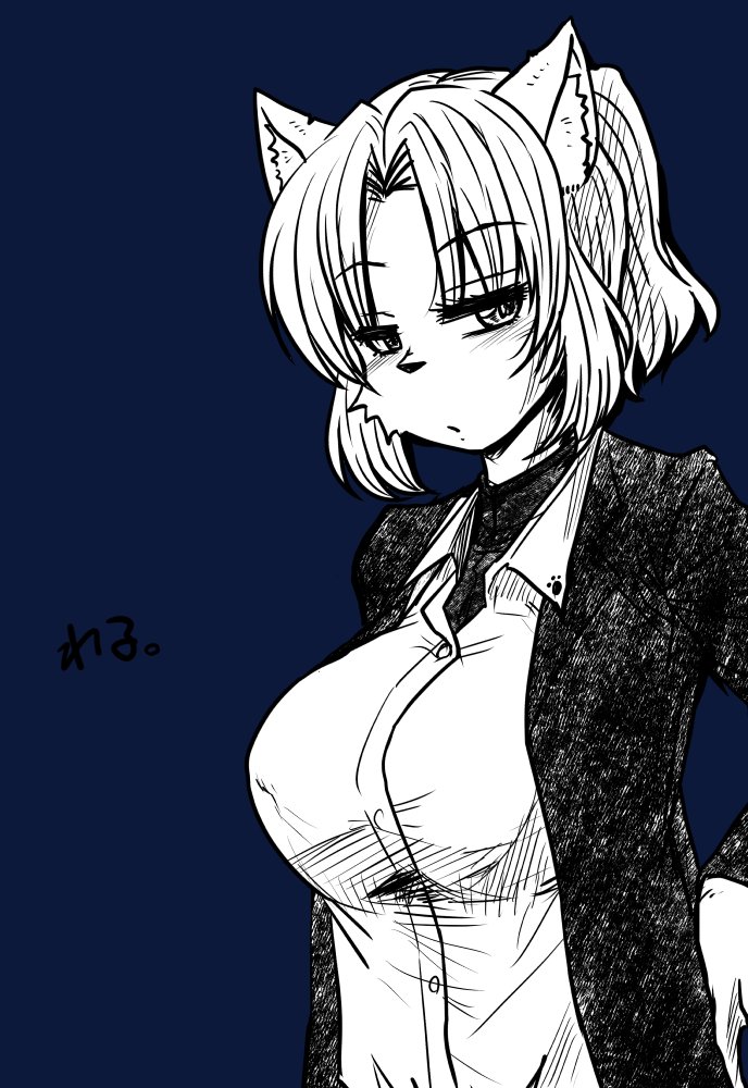 寝る前らくがき。
わるナさん。 