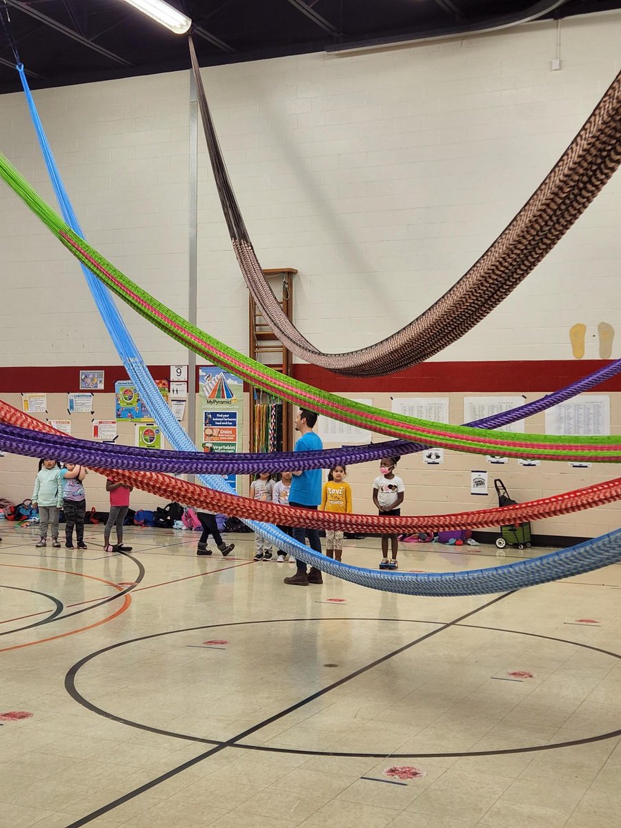 Our Pre K students had a wonderful time connecting music to the Third Space Project, Art exhibition located in our gymnasium.
