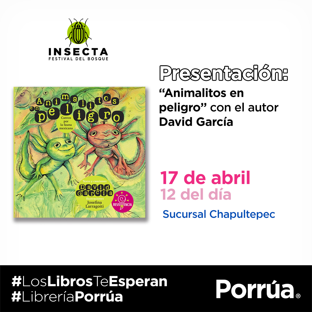 libreriaporrua's tweet photo. 💥El #FestivalInsecta 2⃣0⃣2⃣2⃣ llegó; @polimateando , #Porrúa , @Edelvives , y @edresistencia te esperan el próximo #findesemana en nuestra sucursal del #bosquedechapultepec.🌳🦗
¡Ven a disfrutar en #familia de todas nuestras actividades❗👧📚🧒
#leerengrandece #vacaciones2022 https://t.co/sDuNpRDf8T