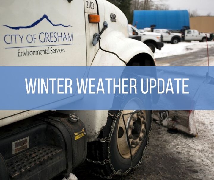 CityofGresham on Twitter "Our Operations teams are working hard to