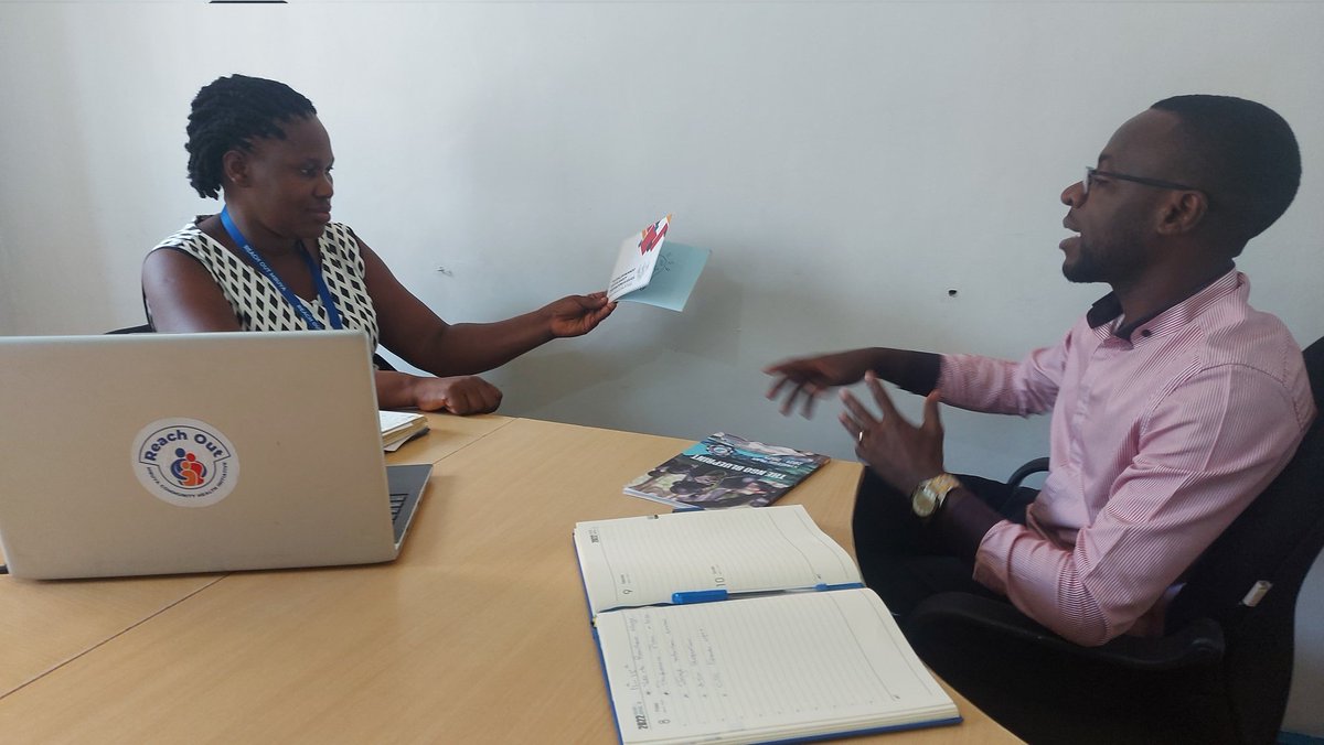 ninyesigar's tweet photo. Glad to visit our @ngoforum member - @Reachoutmbuya today and held fruitful deliberations on Development Communication with Ms. Annet Nakibuuka the PRO. Also shared our report documenting Uganda's legal environment and its impact on CSOs. #SDG17 #WeAreFamily https://t.co/RpImoSgse3