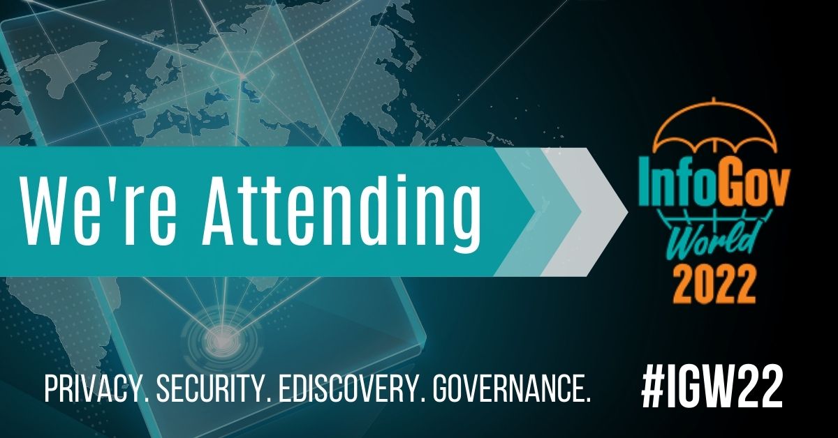 CIGOAorg's tweet photo. We're attending InfoGov World Expo 2022! Are you? Register to join us at https://t.co/4SkubUNE5M  and use code ERLY20 at checkout to get an Early Bird discount! #IGW22

#infogov #virtualevent #privacy #security #ediscovery #governance https://t.co/blYAozwUVe