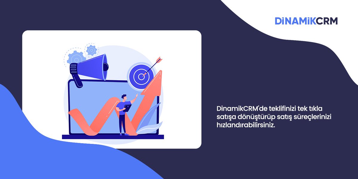 #DinamikCRM'de teklifinizi tek tıkla satışa dönüştürüp satış süreçlerinizi hızlandırabilirsiniz. ✅