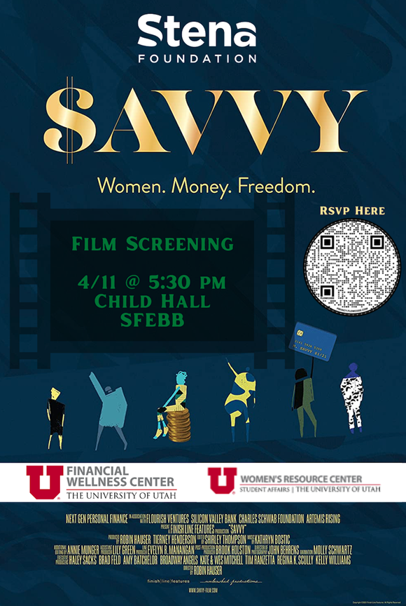 NEFE_ORG's tweet photo. The @UUtah is rolling out the red carpet! As part of #FinCapMonth, a screening of the film $AVVY will be shown at Child Hall, followed by a Q&A. We are so proud of this film and the role it continues to play in #financialeducation. @FLFdocs @UofU_Money @UofUWRC @UBusiness https://t.co/geAcDniujI