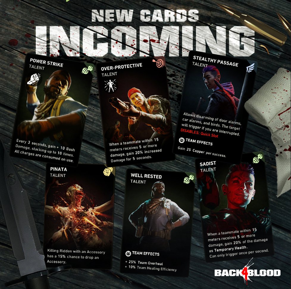 Back 4 Blood A Few More Cards For You To Boost Your Deck Accordingly T Co 73ksyif7xc Twitter