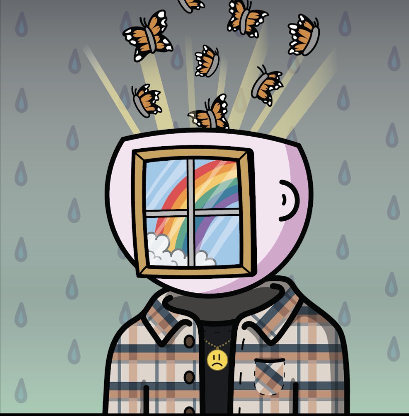 Just got my second <a href="/DentedFeelsNFT/">Dented Feels 😶💭</a>. Really this like one a lot.