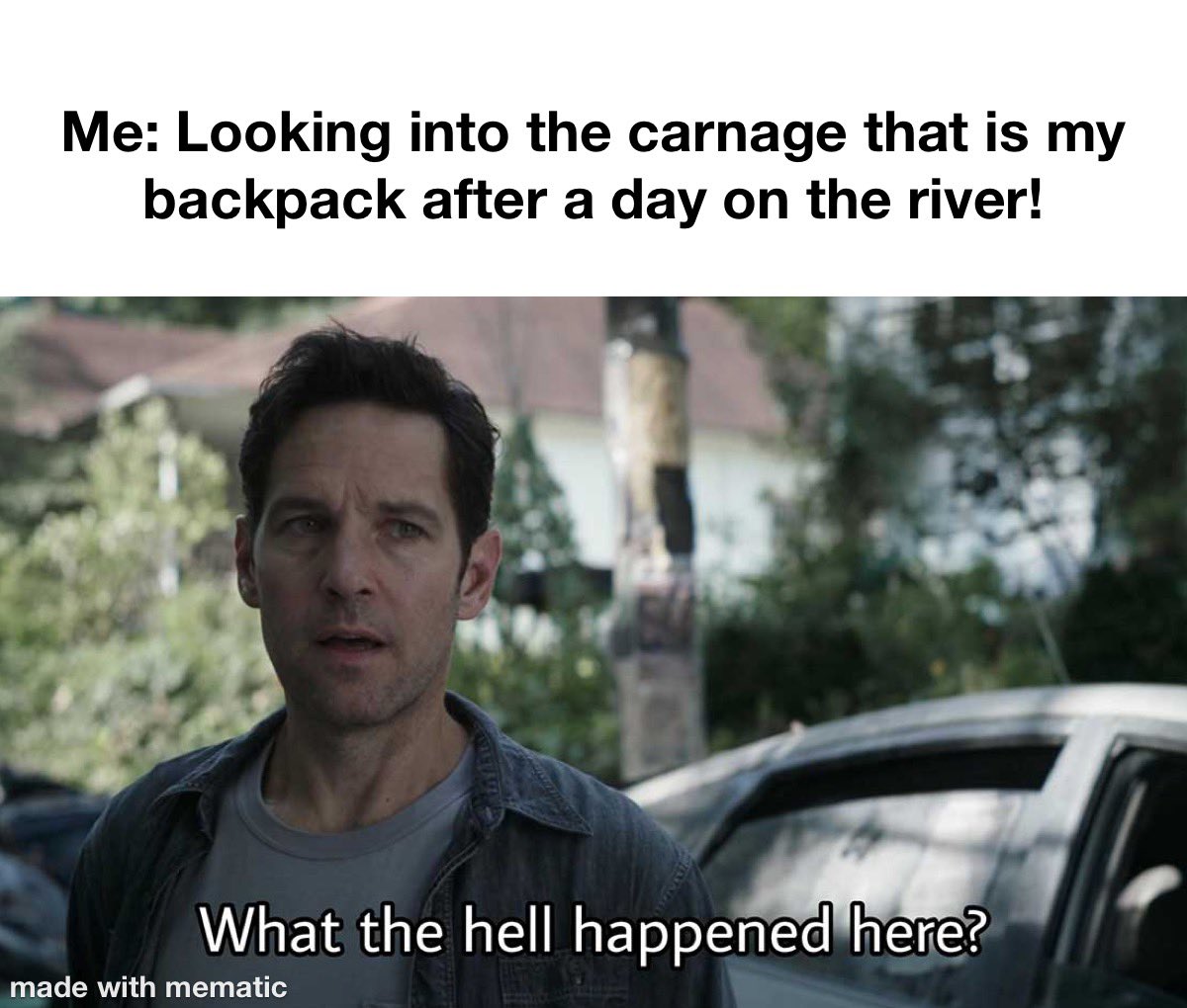 flyfishingmemes's tweet photo. I could just be responsible and put everything back, but……..instead I opt for the ball fury (composed if misc. indicators, flies, split-shot, leaders, and tippet). 

#flyfishing #flyfishingmemes #ballsoffury #tangled #flyfishinglife #responsibleaf #keepflyfishingweird #trout https://t.co/4qazdh0xFR