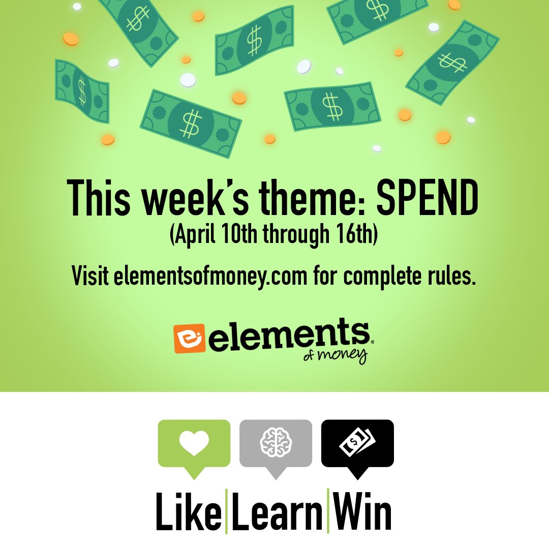 ElementsofMoney's tweet photo. #LikeLearnWin SPEND tip:
Before you SPEND, sign up for apps, loyalty clubs, and email discounts from your favorite retailers.

Visit @elementsofmoney on IG, like the post and you’ll be entered to win this week’s Amazon gift card! Visit https://t.co/rlv2XOhMKP for complete rules. https://t.co/OqBIrq0RHa