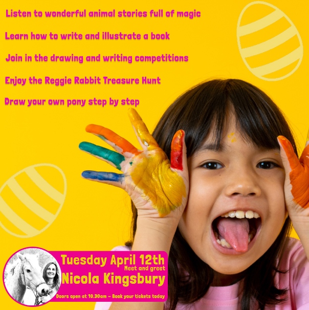 MiniPonyDevon's tweet image. 👩🏼‍🎨 Tuesday, April 12th – Meet and greet Nicola Kingsbury – Artist, Teacher and Author.⁠
⁠
miniatureponycentre.com