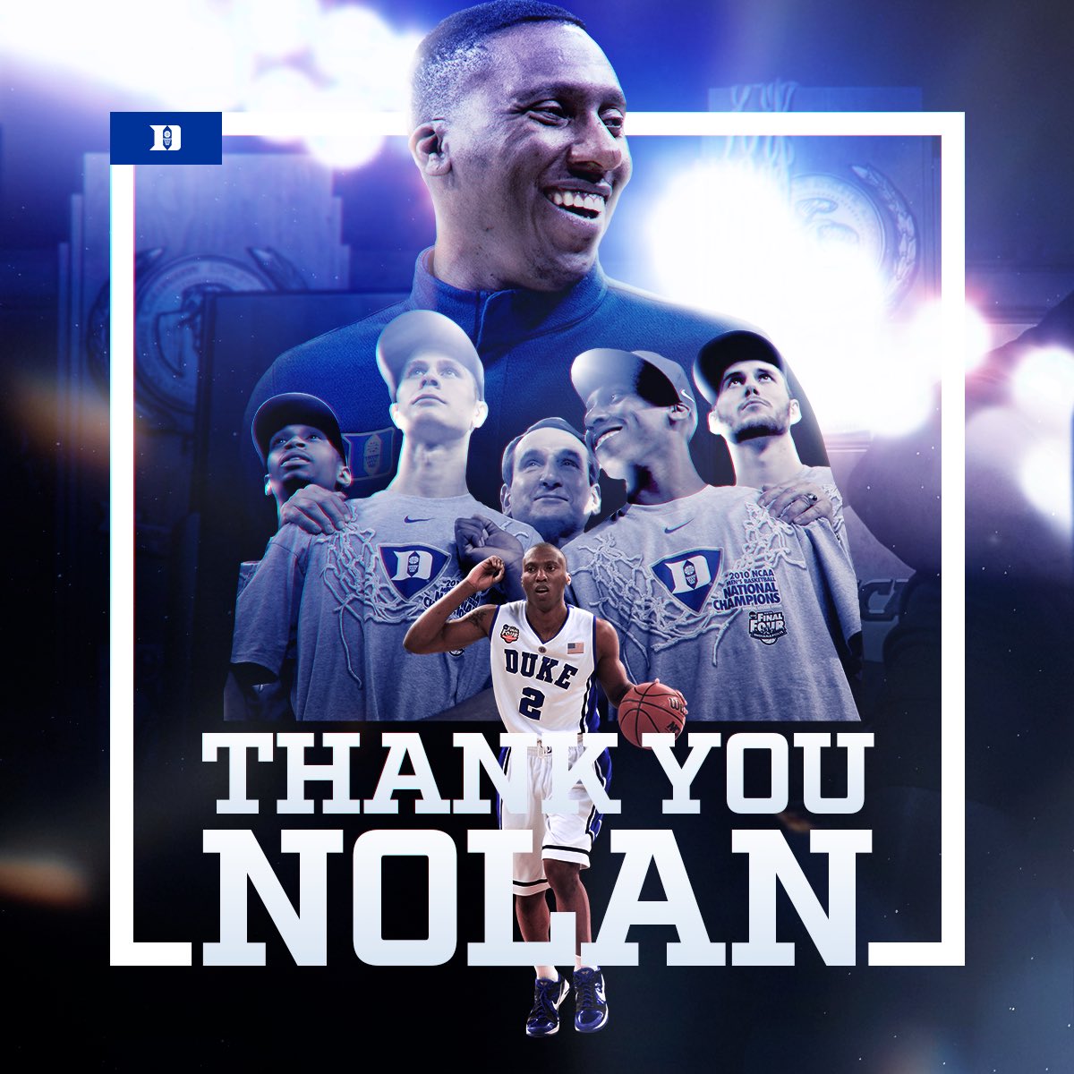 DukeMBB's tweet photo. “No matter where he is, he will always be an important member of the Brotherhood.”

All love for @NdotSmitty! Thank you! 🙏💙 https://t.co/a4WWAAyKZZ