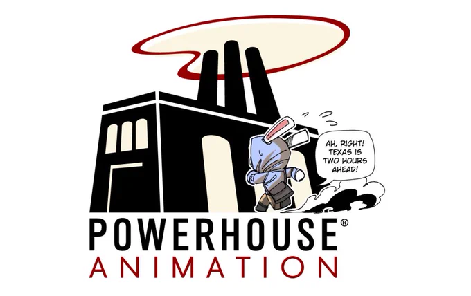 And, here it is, the start of a new journey! Today is my first day at @powerhouseanim!

(Hoo boy the nerves are killing me...) 