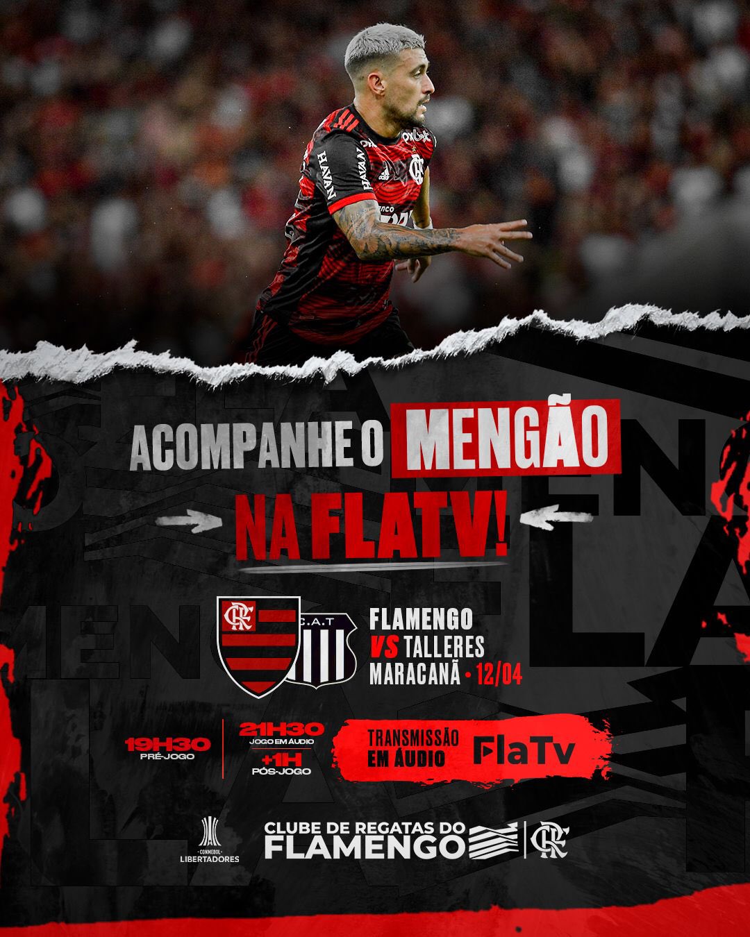 Talleres (ARG) x Flamengo  CONMEBOL Libertadores AO VIVO 