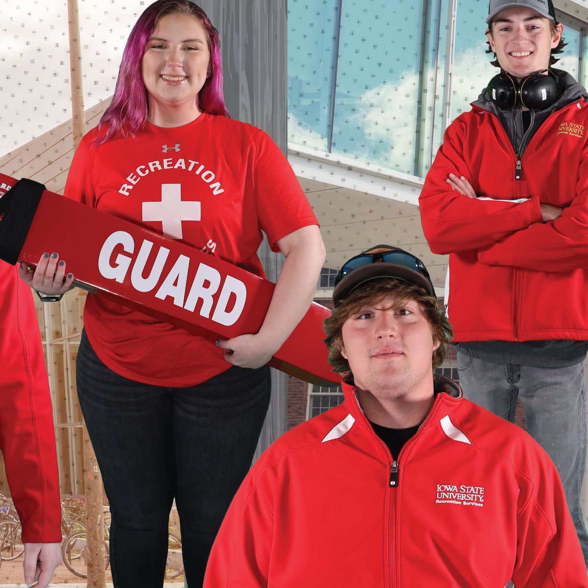 ISURecS's tweet photo. In honor of National Student Employment Week, Rec Services is honoring our area award recipients. Today we are featuring Facilities:
John DeSimone
Robert Larson
Haley Jewell
Sarah Wright
Trent Mayeraan
Joe Carse
Cameron Waldrep
Kristina Schaffhausen
Congrats to our awesome staff! https://t.co/QlzCfao8F0