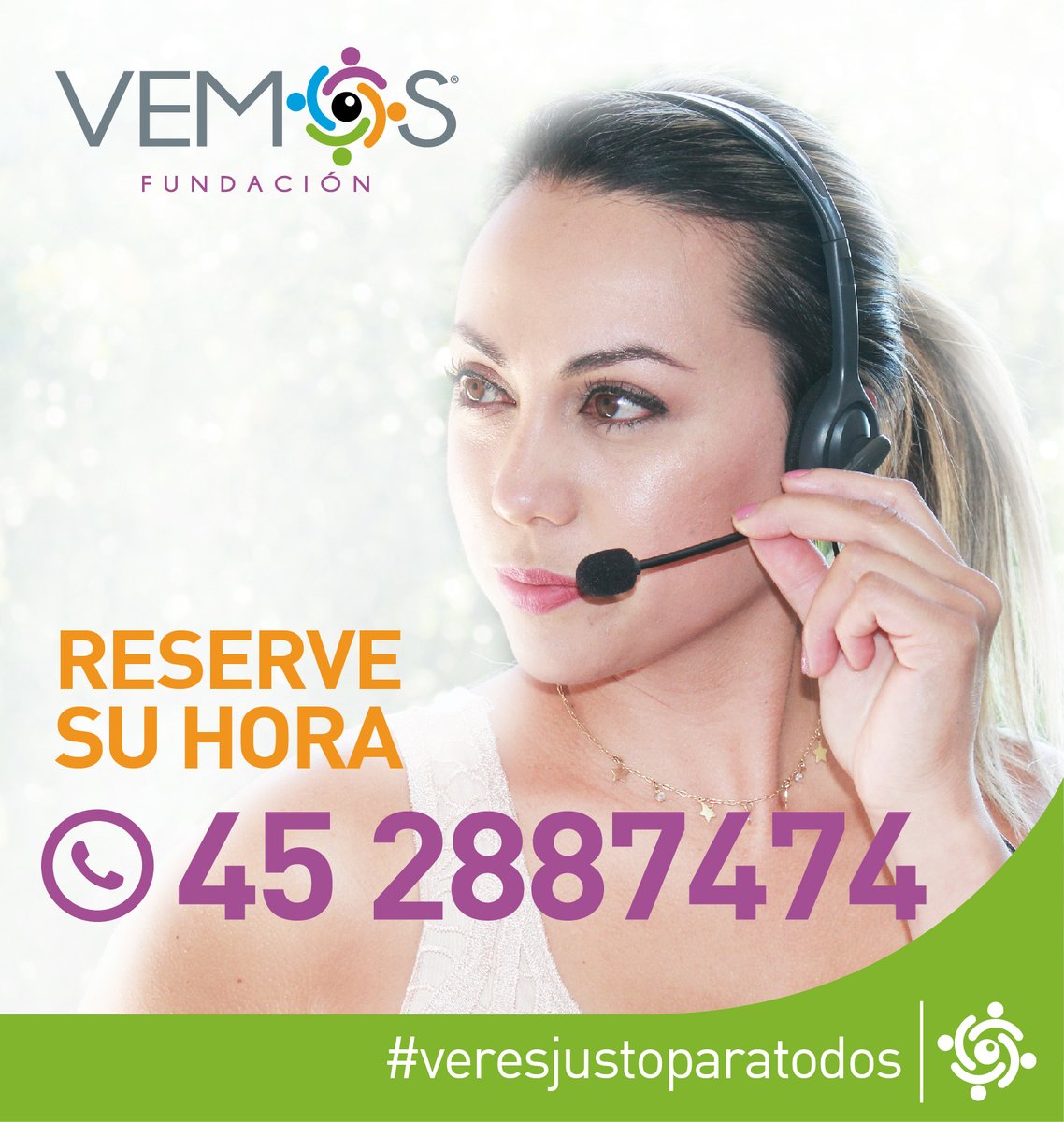 RedVemos's tweet photo. Porque #veresjustoparatodos RT🔄nuestro nuevo número general de RESERVA DE HORA VEMOS !!!! 👏😍🤓 https://t.co/t9rQvZtoMb