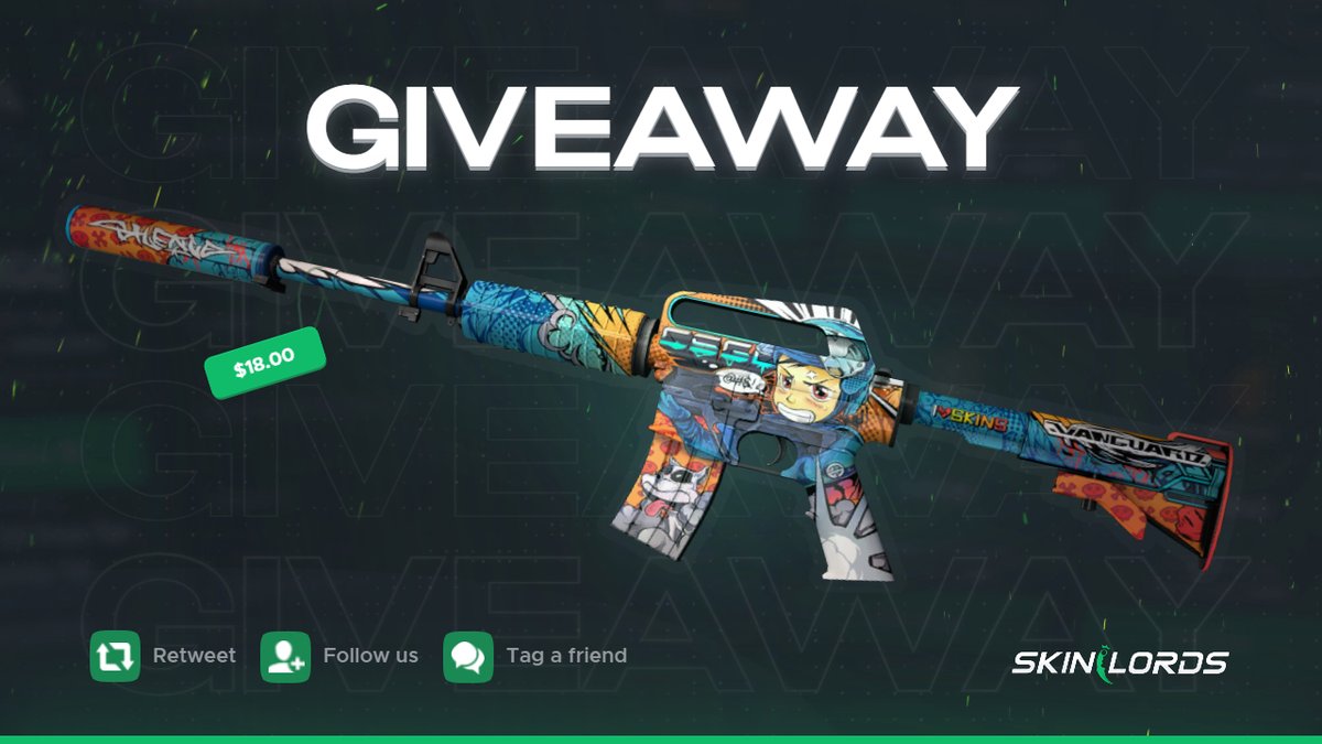 SkinLords's tweet photo. M4A1-S Player Two 🎁 24H CSGO Giveaway!

✅ To enter:
- Retweet and Follow us
- Tag a friend

Ends in one day! Best of luck! https://t.co/03tEaWJ5nd